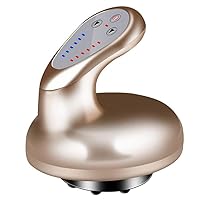 Electric Full Body Massager, Handheld Physical Therapy Gua Sha Massage Device, Cupping Therapy Tool,Gold