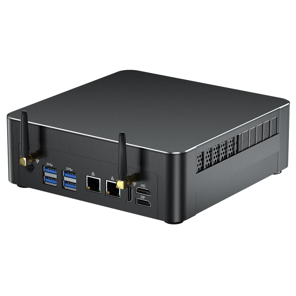 msecore Mini PC with Core i9-9880H, 64GB RAM, 2T SSD Desktop Computer, 4K@60Hz, 2*HDMI, 1*DP, Triple Display, Dual LAN, VESA, Optical, Wi-Fi 6E, Bluetooth 5.3, Windows 11 Pro