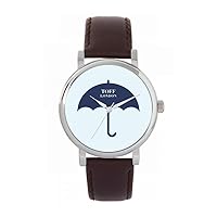 Blue Umbrella Watch 38mm Case 3atm Water Resistant Custom Designed Quartz Movement Luxury Fashionable