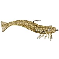 DOA Shrimp Spare Parts 9pk 3in Natural Gold Glitter Md#: FSH-3-9P-313