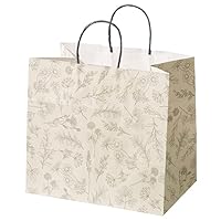 Heads AM-BEP-1P Belplants Paper Bags, 13.4 x 12.4 x 8.7 inches (34 x 31.5 x 22 cm), Natural, 5 Bags