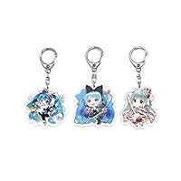 Inc. - Set of 3 Hatsune Miku Vocaloid Acrylic Keychain v1