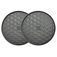 Taste of Home 14-inch/Medium Non-Stick Metal Pizza Pan – 2 Pack