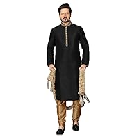 Men's Kurta Pajama Set Indian Casual Wear Regular Wedding Festival Party Dress