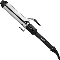 Sam Villa Professional Curling Iron, Ceramic Core Hair Curling Iron 1 Inch and 1.5 Inch, Extended Barrel for Long Hair, Dual Voltage Curling Iron, Create Shiny Waves and Curls, Easy and Fast Styling