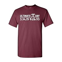 Ultimate Pi Day 3.14 2015 Math Geek DT Adult T-Shirt Tee