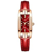Women Watch Classic Rectangular Dress Watches Luxury Diamond Watch Fashion Leather Lady Watches Small Wrist Stainless Steel Watch