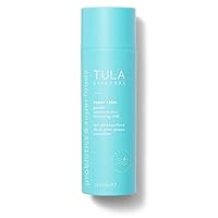 TULA Skin Care Super Calm Gentle Milk Cleanser - Nourishing and Calming for Sensitive Skin with Colloidal Oatmeal, Cucumber & Ginger, 5 fl. oz.