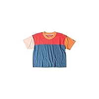 KAVU Eevi Short Sleeve T Shirt Colorful Crop Top