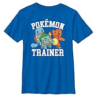 Pokemon Kids Trainer 1 Boys Short Sleeve Tee Shirt