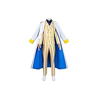 Wolyzz Kizaru Cosplay Anime One Piece Cloak Coat Admiral Costume