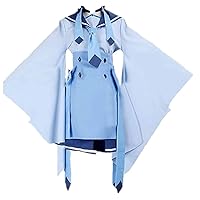 Glaceon Kimono Commission Cosplay Costume Halloween Christmas New Year Party Costume