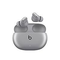 Studio Buds + | True Wireless Noise Cancelling Earbuds, Enhanced Apple & Android Compatibility, Built-in Microphone, Sweat Resistant Bluetooth Headphones, Spatial Audio - Cosmic Silver