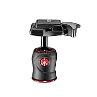 Manfrotto 490 Centre Ball Head with 200LT-PL Quick Release for Small DSLR/CSC, Compact Cameras, LED, Lights, Monitors, Action Cameras and Accessories up to 4 kg MH490-BH