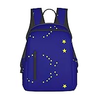 Alaska state flag print Lightweight Laptop Backpack Travel Daypack Bookbag for Women Men for Travel Work