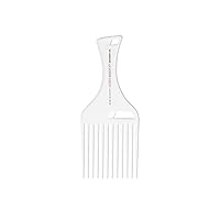 Cricket Ultra Smooth Coconut Hair Pick Comb for Curly, Thick, Medium to Long Hair Anti-Frizz Lifting and Volume Comb with Coconut Oil and Keratin Protein Infused Plastic