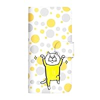 mitas Oppo Reno3 5G A001OP Case, Notebook Type, LINE Stamp, Design (496), Cat with Bad Eyes Vol. 5, C SC-4105-C/A001OP