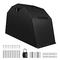 Heavy Duty Motorcycle Shelter Storage Sheds, 135.8 