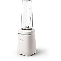 Philips Domestic Appliances Blender – Eco Conscious Edition, 350 Watt, ProBlend Technology, Tritan Renew Cup, BPA Free, Silk White Matte (HR2500/00)