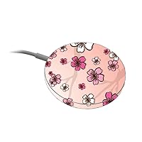 MightySkins Skin Compatible with Apple MagSafe Charger - Cherry Blossom | Protective, Durable, and Unique Vinyl Decal wrap Cover | Easy to Apply, Remove, and Change Styles | Made in The USA