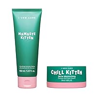 I DEW CARE Namaste Kitten Vegan Face Wash + Chill Kitten Bundle