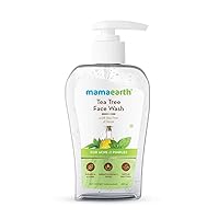 Mama.earth Tea Tree Face Wash with Neem for Acne & Pimples 250ml for Cleansing