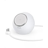 Anker MagGo Magnetic Charging Station, Qi2 Compatible 15W Ultra-Fast MagSafe Wireless Charger for iPhone 15/14/13, 8-in-1 Power Strip with 3 AC and 4 USB Desktop Charger for MacBook and More (White)
