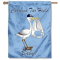 North Carolina Tar Heels New Baby Born Banner Flag