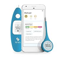 Kinsa Classics Bundle - Smart Ear & QuickCare Digital Smart Thermometers - Take Oral, Rectal, Armpit or Ear Fever Readings