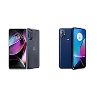 Motorola Moto G 5G | 2022 | 2-Day Battery | Unlocked | Made for US 6/256GB | 50 MP Camera | Moonlight Gray & G Play 2023 3-Day Battery Unlocked Made for US 3/32GB 16MP Camera Navy Blue