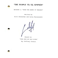 CUBA GOODING JR SIGNED AUTOGRAPH - THE PEOPLE VS OJ SIMPSON FULL PILOT SCRIPT, JERRY MAGUIRE, RADIO, BOYZ IN THE HOOD, A FEW GOOD MEN, PEARL HARBOR, STERLING K BROWN, JOHN TRAVOLTA, SARAH PAULSON, NATHAN LANE, DAVID SCHWIMMER, TOM CRUISE, NIA LONG, DEMI MOORE, JACK NICHOLSON,