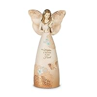 Pavilion Gift Company 19043 Light Your Way Memorial Mother Angel Figurine, 9-Inch