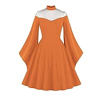 Cocktail Dress for Women, Mesh Vintage Modest Wedding Guest Batwing Sleeve Fall Dresses 2024, Formal Church Dress