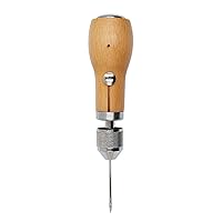 Stitching Tool Leather Stitching Tool Hand Stitcher Sewing Awl Upholstery Repair Stitching Sewing Tool with 1 PCS Wax Thread 2 PCS Neddles for Leather Fabric.