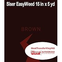 Siser Easyweed Heat Transfer Vinyl Brown 15 Inches by 5 Yards