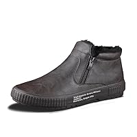 Men's Leather Winter Warm Boot Shoes