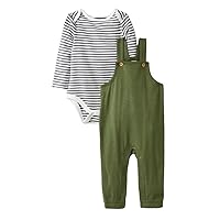 Cat & Jack Unisex Baby 2pc Long Sleeve Bodysuit & Overalls Set -