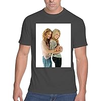 Ashley and Mary-Kate Olsen - Men's Soft & Comfortable T-Shirt PDI #PIDP1033742