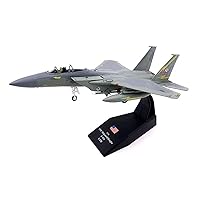 Scale Model Airplane 1/100 for F-15 Fighter Jet Model Military Aircraft Display Model Collectible Gift, Miniature Crafts Miniature Souvenirs