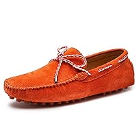 Men's Suede Loafers Moccasin Driving Shoes Slip On Flats Boat Shoes