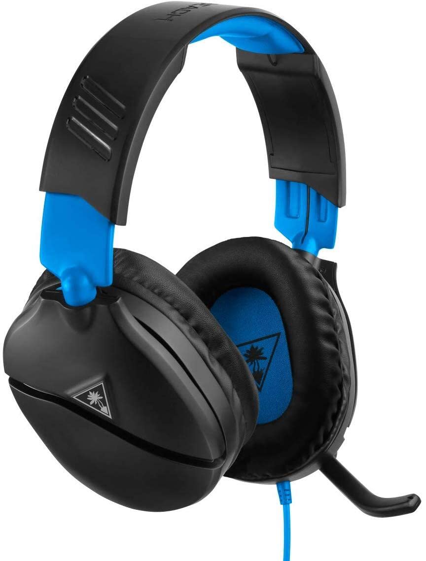 Turtle Beach Recon 70 PlayStation Gaming Headset for PS5, PS4, Xbox Series X| S, Xbox One, Nintendo Switch, Mobile, & PC with 3.5mm - Flip-to-Mute Mic, 40mm Speakers, 3D Audio – Black