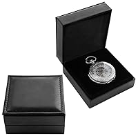 Vintage PU Leather Pocket Watch Box Luxury Storage Bag Watches Protection Display Storage Gift Box