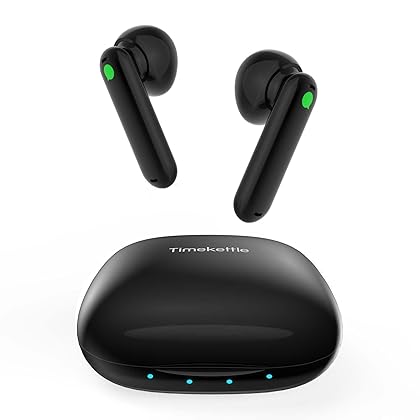 Timekettle WT2 Edge/W3 Translator Device Black-Bidirection Simultaneous Translation, Language Translator Device with 40 Languages & 93 Accent Online, Translator Earbuds with APP, Fit for iOS & Android