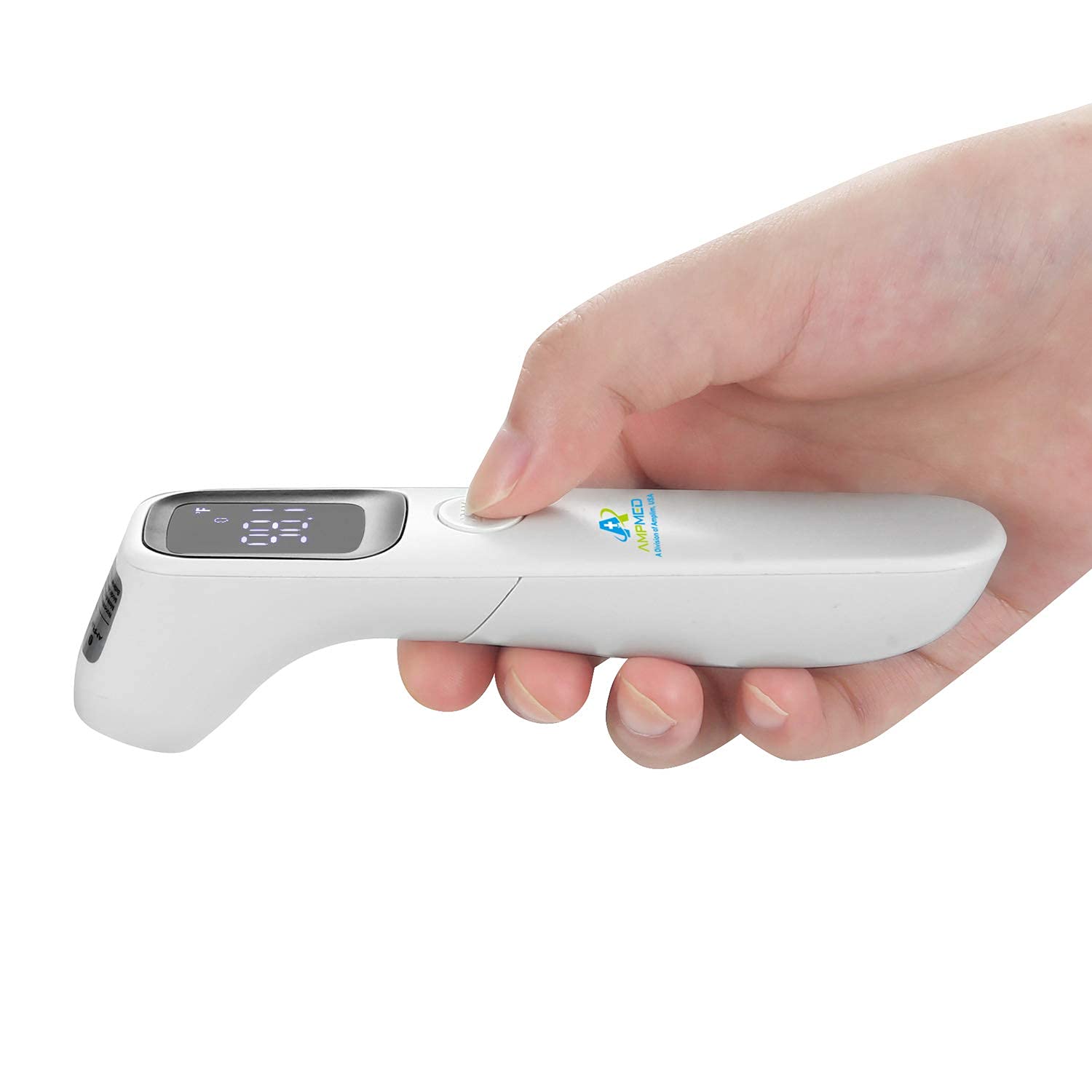 3-Pack Bundle - Amplim Non-Contact Infrared Digital Forehead Thermometer for Baby Hospital Medical Grade No Touch