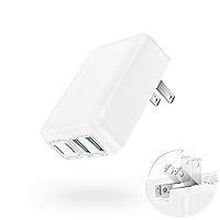40W USB C Charger Block, Flat USB C Wall Charger Slim Dual Port Type C Fast Charging Blocks Box Brick Boxeroo Multiport PD USB Wall Plug Foldable for iPhone 15 Pro/Samsung/Tablet (White)