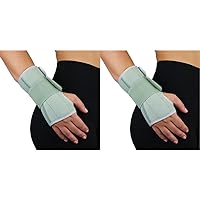 Wrist Splint- Sustainable, Biobased Wrist Support Brace- One Size, Fits Left or Right Wrist (Pack of 2)