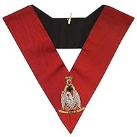 Masonic Officer's collar - AASR - 18th degree - Knight Rose Croix - Pélican
