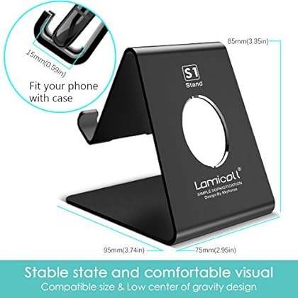 Lamicall Gooseneck Tablet Mount for Bed - Black&Gray