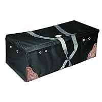Derby Originals Ventilated 600D Nylon 2-String Hay Bale Bag for Storage and Transport, Black, 44
