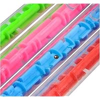 Curious Minds Busy Bags 12 Maze Pens - Ball in Maze Puzzle Game Fidget - Anxiety ADHD - Fun Office Supply - Ballpoint Pens 1 Dozen